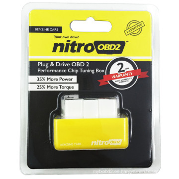 Nitro OBD2 Reprogramacion cuadro para bencina coches amarillo